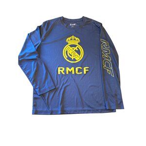 Real Madrid C.F. Long Sleeve Blue Shirt Jersey L